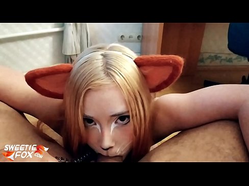 ❤️ Kitsune glutas dikon kaj kumas en ŝia buŝo ❤️  Sekso ĉe eo.bassaniluigi.ru